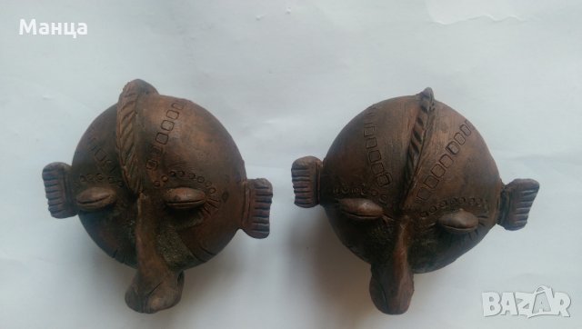 Африкански керамични маски, снимка 10 - Антикварни и старинни предмети - 30277991
