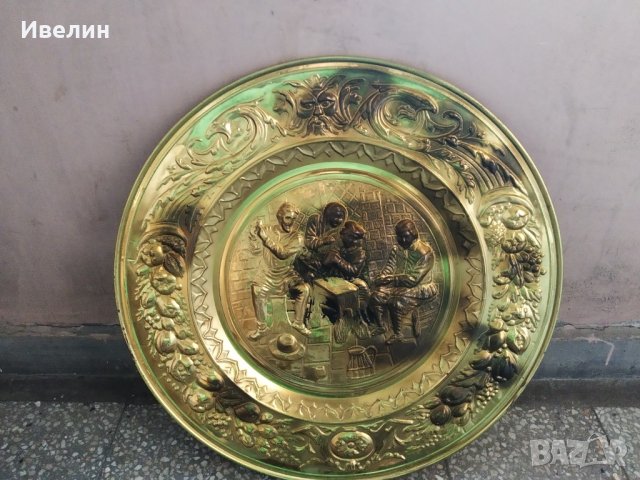 барокова чиния за декорация, снимка 1 - Антикварни и старинни предмети - 29918752