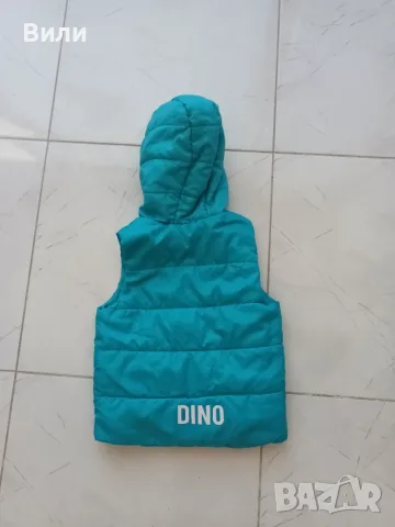 Елек, детски елек за момче 2-3 години, размер 98, Dino, Динозавър, снимка 2 - Детски якета и елеци - 55958963