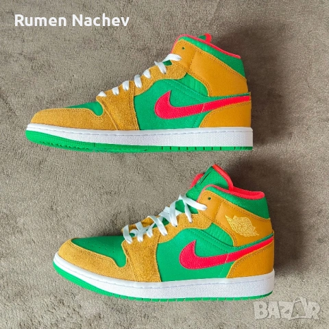 Jordan 1 Mid (42,5), снимка 4 - Спортно елегантни обувки - 54279306