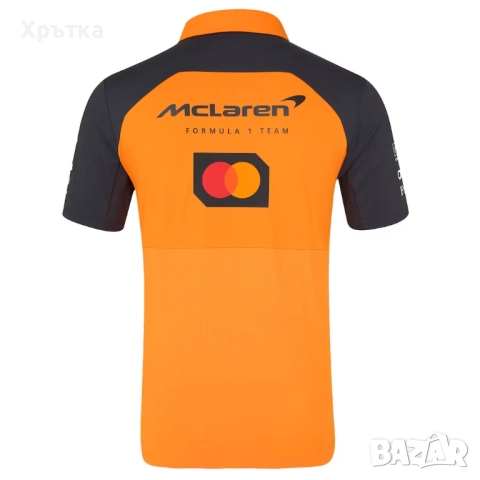 McLaren F1 Team Polo Shirt - Оригинална мъжка тениска с яка размер L, снимка 3 - Тениски - 52850651