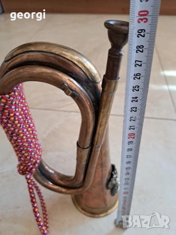 английска военна медна тръба, снимка 9 - Антикварни и старинни предмети - 51088679