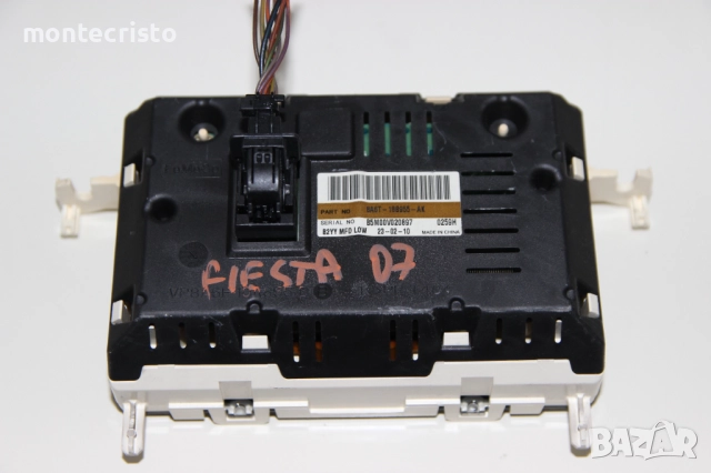 Радио дисплей Ford Fiesta MK7 (2008-2013г.) 8A6T-18B955-AK / 8A6T18B955AK дисплеи, снимка 4 - Части - 52097231