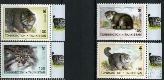 Таджикистан. 1996. WWF. Фауна. Диви котки., снимка 1