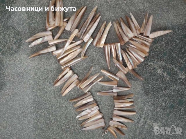 Колие от естествен седеф, снимка 2 - Колиета, медальони, синджири - 37574982