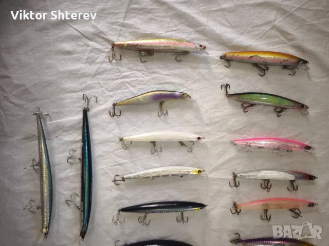Комплект 22 бр. морски воблери – Silent Assassin, Blade Minnow, Hardcore, Tide minnow, Rapalla, снимка 5 - Такъми - 55960528