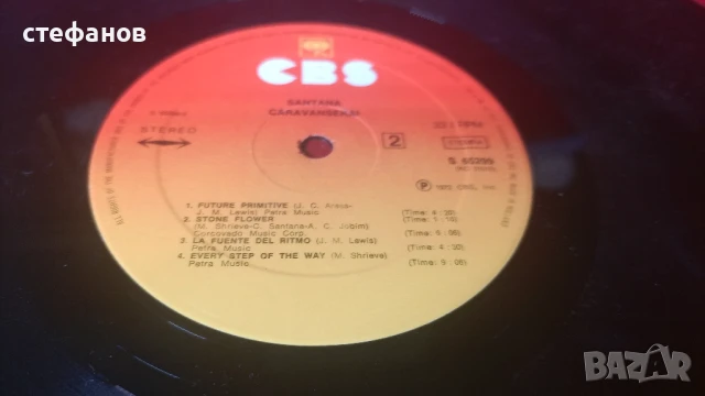 Дългосвиреща грамофонна плоча на SANTANA „CARAVANSERAI”, Холандия, снимка 7 - Грамофонни плочи - 50688739