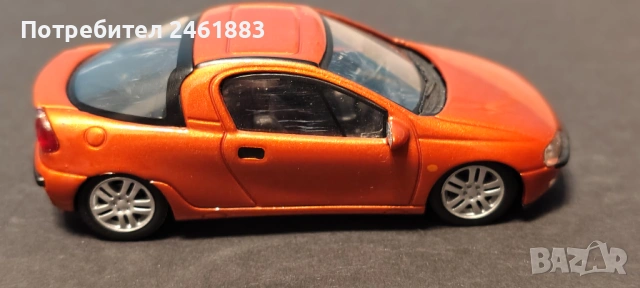 1/43 Schuco метална колекционерска количка Българска Opel Tigra, снимка 5 - Колекции - 54151699