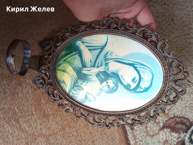 Икона стара метална 29334