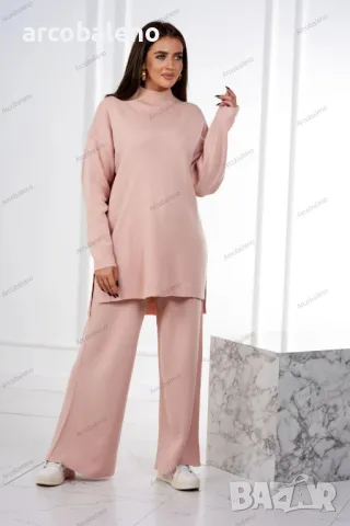 Дамски топъл комплект от две части, пуловер и панталони, 8цвята , снимка 5 - Комплекти - 47296246