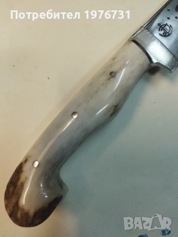 Нож на майстор ножар бай Добри от Варна., снимка 3 - Ножове - 53141820