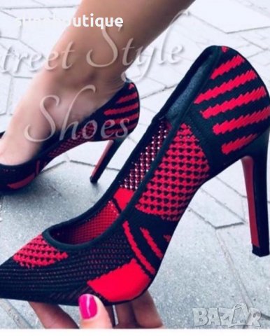 Уникални обувки на ток  4 цвята , снимка 2 - Дамски обувки на ток - 36588572