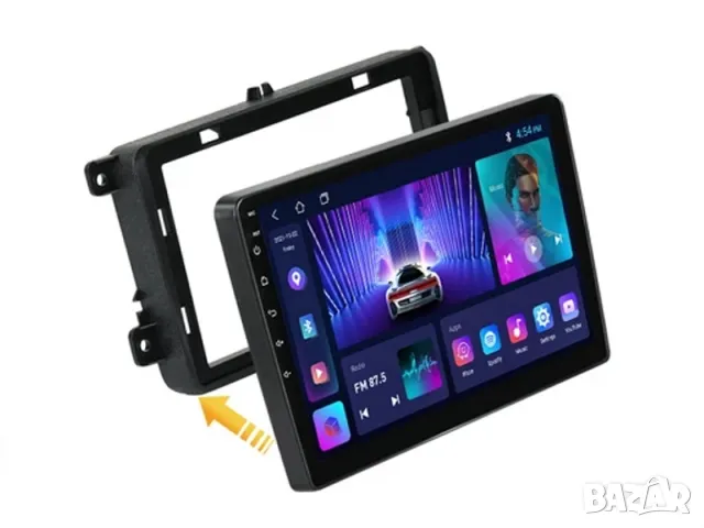 VAG 10" 2-DIN 1280x720 QLED мултимедия с Android 12, RDS, 2GB/32GB, CarPlay AndroidAuto, снимка 7 - Аксесоари и консумативи - 47394011