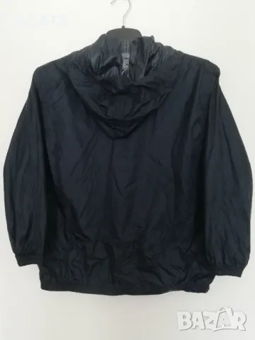 Детско черно яке против вятър и дъжд с качулка , снимка 2 - Детски якета и елеци - 47466047