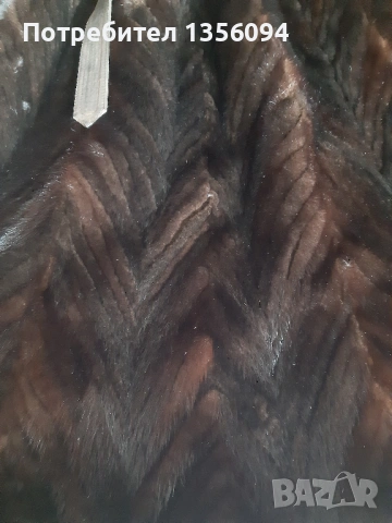 Палто от естествена кожа визон и кожа, снимка 6 - Палта, манта - 53939811