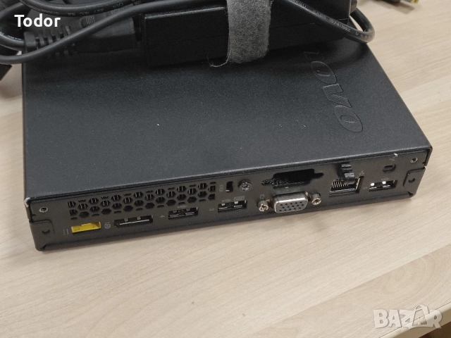 Мини компютър Lenovo Lenovo ThinkCentre M73, i3-4130, 4GB RAM, 120GB SSD, снимка 2 - Работни компютри - 52512908