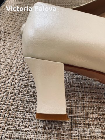 Перлени обувки LUCIANO BARACHINI Италия, снимка 9 - Дамски обувки на ток - 36958830