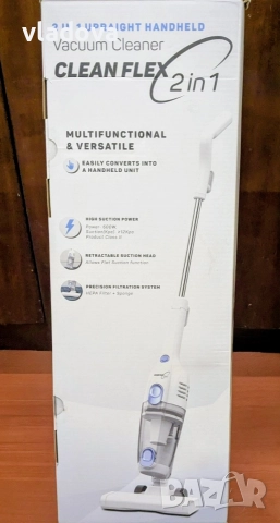 Нова Вертикална и ръчна прахосмукачка 2 in 1 600W в кашон , снимка 4 - Прахосмукачки - 50112898
