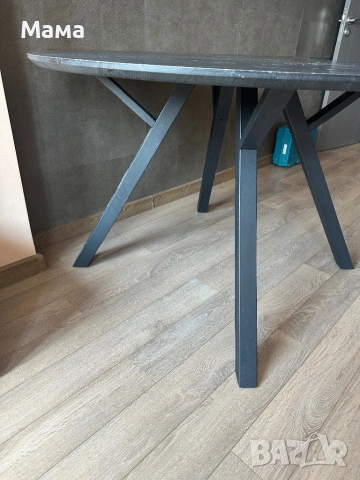 Кръгла трапезна маса диаметър 120, снимка 3 - Маси - 54314323