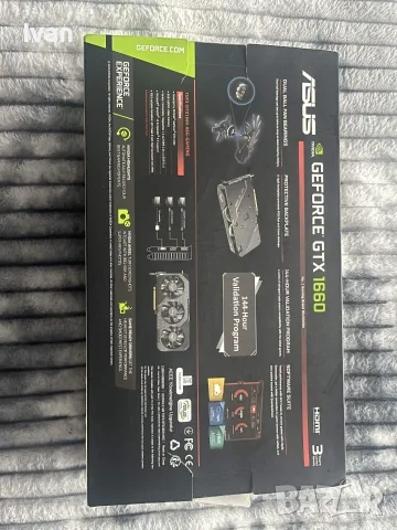 ASUS TUF GTX 1660 3X, снимка 9 - Видеокарти - 56507901