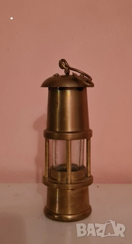 Миньорска лампа бронзова