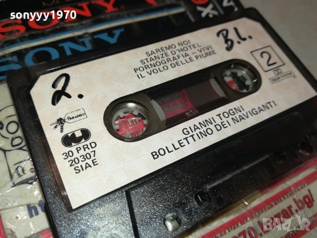 GIANNI TOGNI-ORIGINAL TAPE 2108251545, снимка 2 - Аудио касети - 51443066