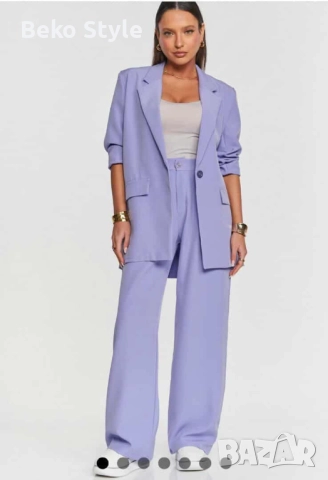 Дамски комплект Сако+Панталон, снимка 2 - Костюми - 52218614