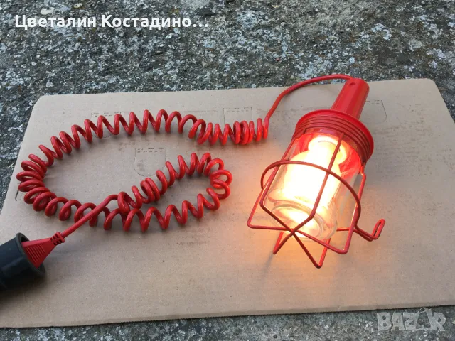 работна лампа West Germany 60 W, снимка 6 - Други инструменти - 50087378