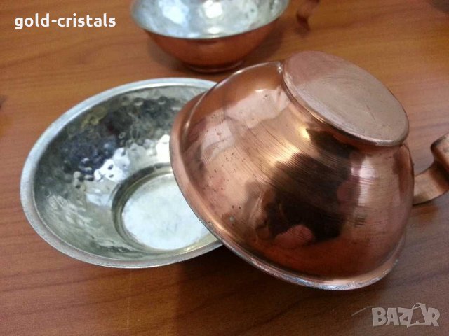 Медни чашки ръчна изработка, снимка 5 - Антикварни и старинни предмети - 31227832