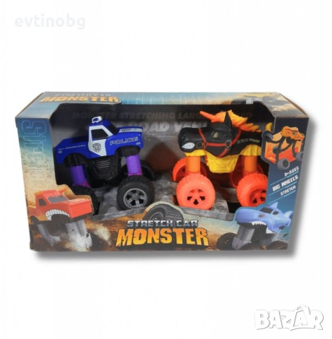 Комплект коли "Monster", снимка 3 - Коли, камиони, мотори, писти - 53921370