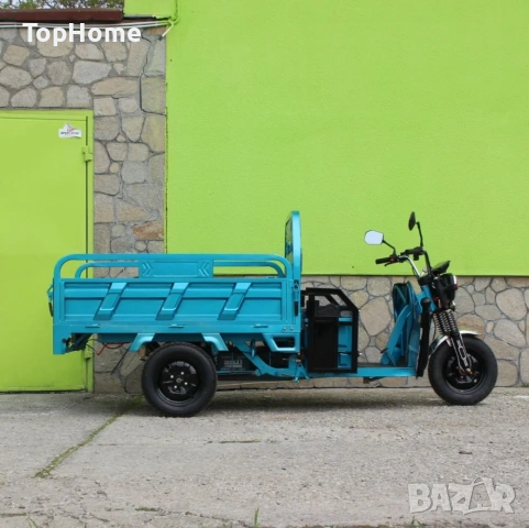 Електрическа Товарна Триколка HEAVY CARGO 2000W СИНЯ, снимка 4 - Мотоциклети и мототехника - 54120200
