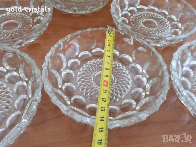 стари кристални  чинии купички, снимка 4 - Чинии - 29292670