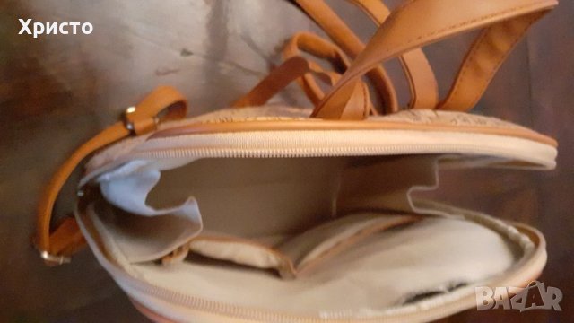 чанта дамска от естествен корк, тип раница, уникална и екзотична, снимка 6 - Чанти - 40815066