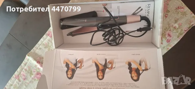 Преса за коса REMINGTON S6606 Curl and SStraight Confidence, снимка 2 - Преси за коса - 50341390