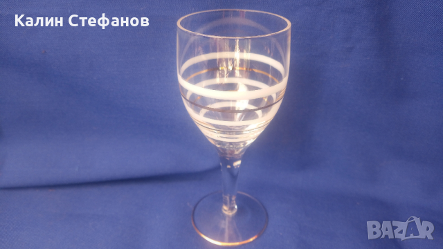 Ретро ракиени чашки, столче, златни кантове, бели кантове 5 бр, снимка 6 - Чаши - 44934989