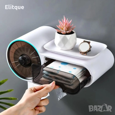 органайзер с поставка за тоалетна хартия и диспенсър с аксесоари TV1155, снимка 6 - Други стоки за дома - 52902819