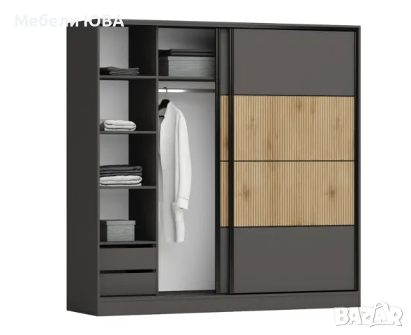 Гардероб Симона с опция за вградени чекмеджета