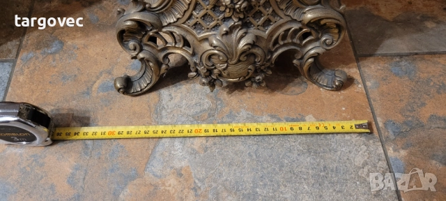 Много голям бронзов старинен часовник, снимка 8 - Антикварни и старинни предмети - 52676110