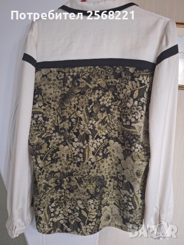 Продавам елегантна дамска риза от ефирна материя на фирмата Бобо Зандер , снимка 4 - Якета - 52581238