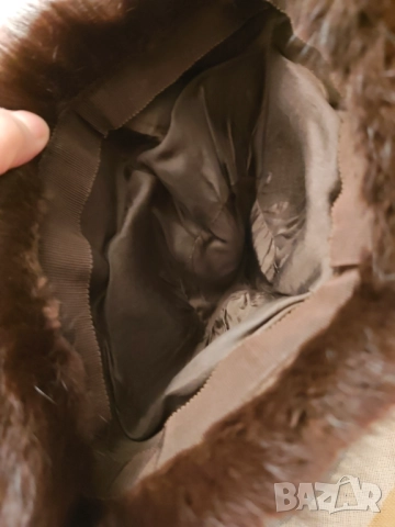 Дамска шапка от норка , снимка 4 - Шапки - 52353874