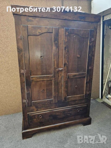 Уникален гардероб в стил Рустик, снимка 5 - Гардероби - 50668128