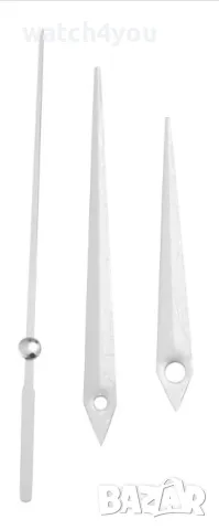 БЕЛИ СТРЕЛКИ ЗА СТЕНЕН НАСТОЛЕН ЧАСОВНИК.БЕЛИ ИЗЧИСТЕНИ КЛАСИЧЕСКИ СТРЕЛКИ ЗА СТЕННИ ЧАСОВНИЦИ.3D 3Д, снимка 5 - Стенни часовници - 50259484