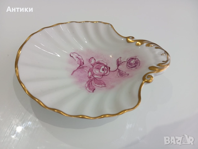 Стара порцеланова картина с печат , снимка 9 - Картини - 52625473