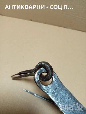 Комплект Соц Старо Ръчно Ковано Резе За Врати Порти., снимка 7 - Антикварни и старинни предмети - 50842291