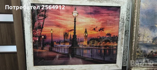 продавам нареден и рамкиран пъзел , снимка 3 - Игри и пъзели - 55752348
