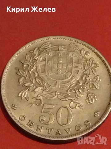 Стара монета 50 сентавос 1964г. Португалия перфектно състояние за КОЛЕКЦИОНЕРИ 31460, снимка 3 - Нумизматика и бонистика - 44319994