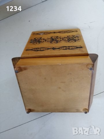 Дървена кутия 21.5 х 15. 5 h 6.5 см. , снимка 4 - Други стоки за дома - 37155483
