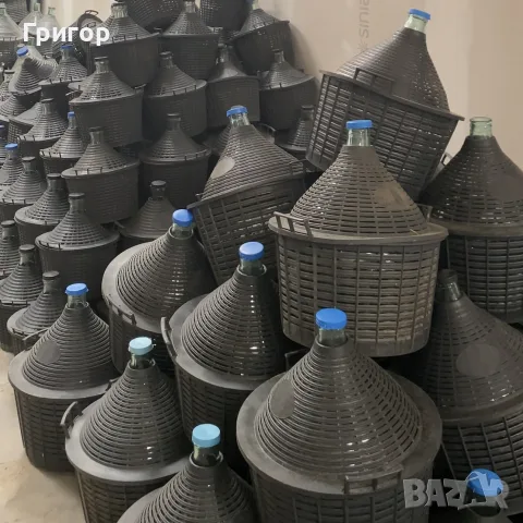 СТЪКЛЕНИ ДАМAДЖАНИ ЗА ВИНО И РАКИЯ , снимка 2 - Други стоки за дома - 55853954