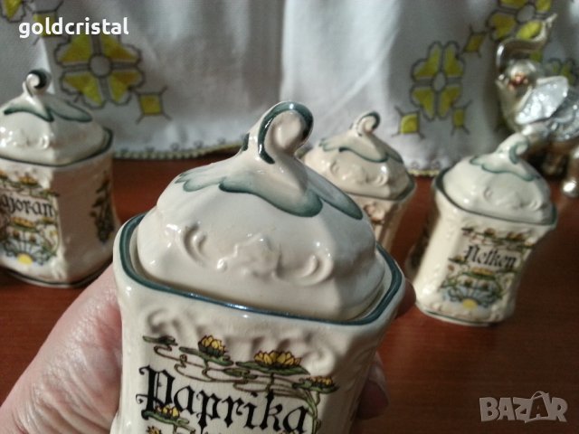 Бурканчета за подправки , снимка 5 - Антикварни и старинни предмети - 42769385