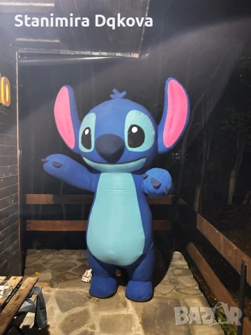 Надуваем Стич 2.5м, снимка 2 - Надуваеми играчки - 53943587
